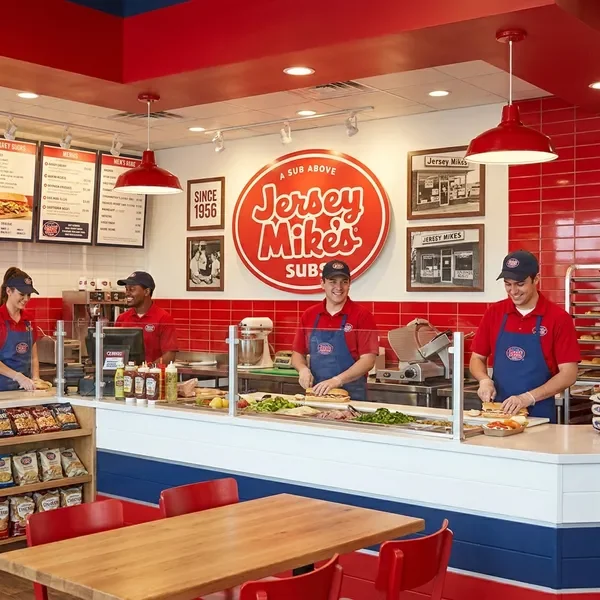 Welcoming interior atmosphere at Jersey Mike's Subs